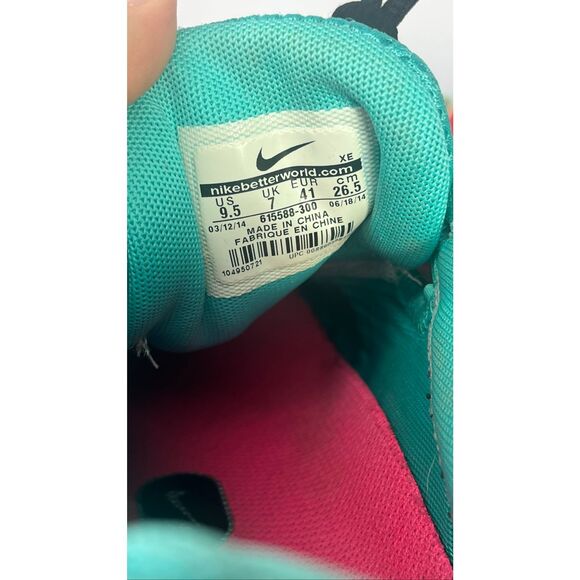 Nike Structure 17 Running Shoes Teal Pink Women’s US 9.5 Athletic Sneakers - Picture 8 of 8